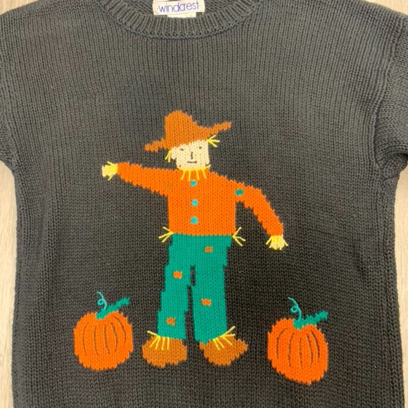 Hand Knit Windscrest Scarecrow Sweater - Picture 3 of 7